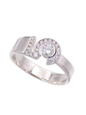 Chanel Eternal No. 5 Ring White Gold 18K Diamond 62